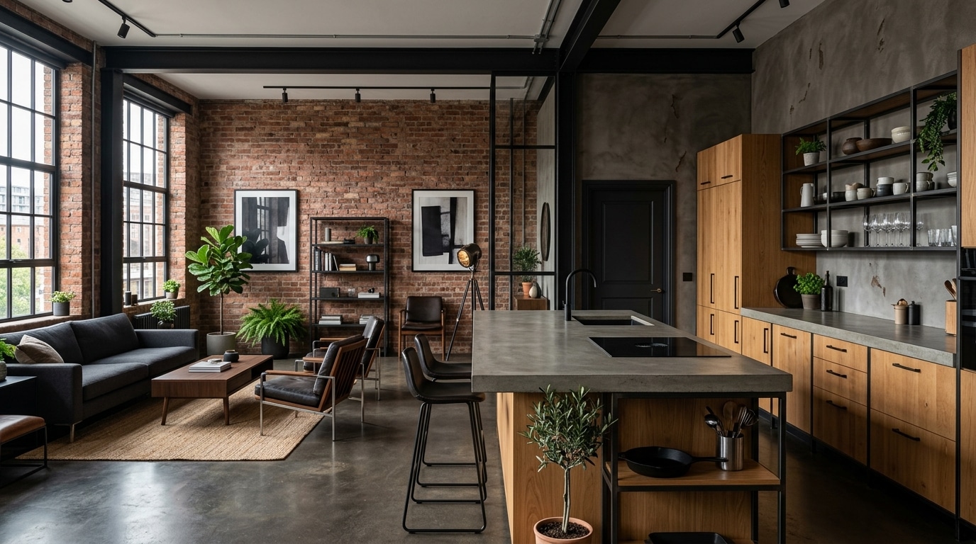 Styl Industrial Chic: Połączenie Surowości i Elegancji